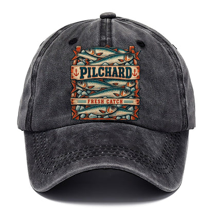 Pilchard Crate Row Fishing Club Classic Cap – Graphite