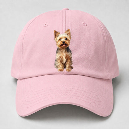 Yorkshire Terrier Dog Baseball Cap – Pink