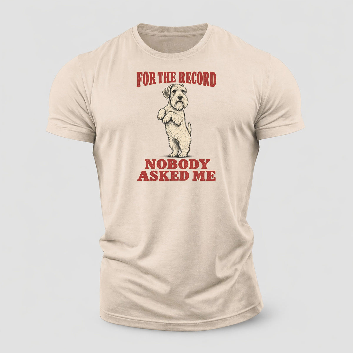 Sealyham Terrier Dog Declarations Cotton T-Shirt – Sand