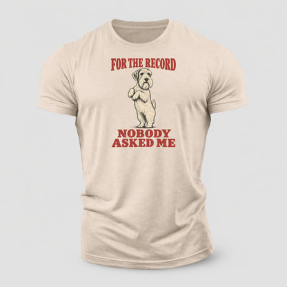 Sealyham Terrier Dog Declarations Cotton T-Shirt – Sand