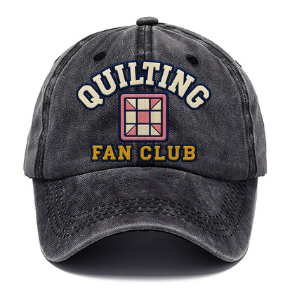 Quilting Fan Club Classic Cap – Graphite