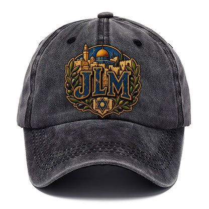 Jlm Monogram Jerusalem Classic Cap – Graphite