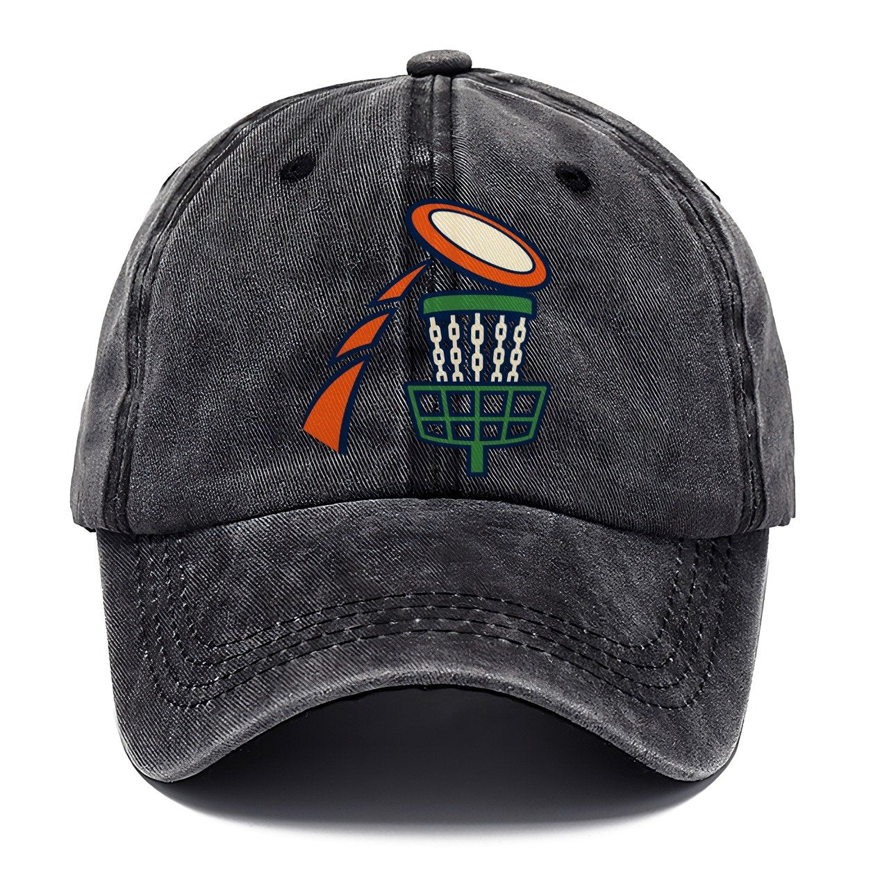 Disc Landing Arc Disc Golf Classic Cap – Graphite