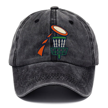 Disc Landing Arc Disc Golf Classic Cap – Graphite