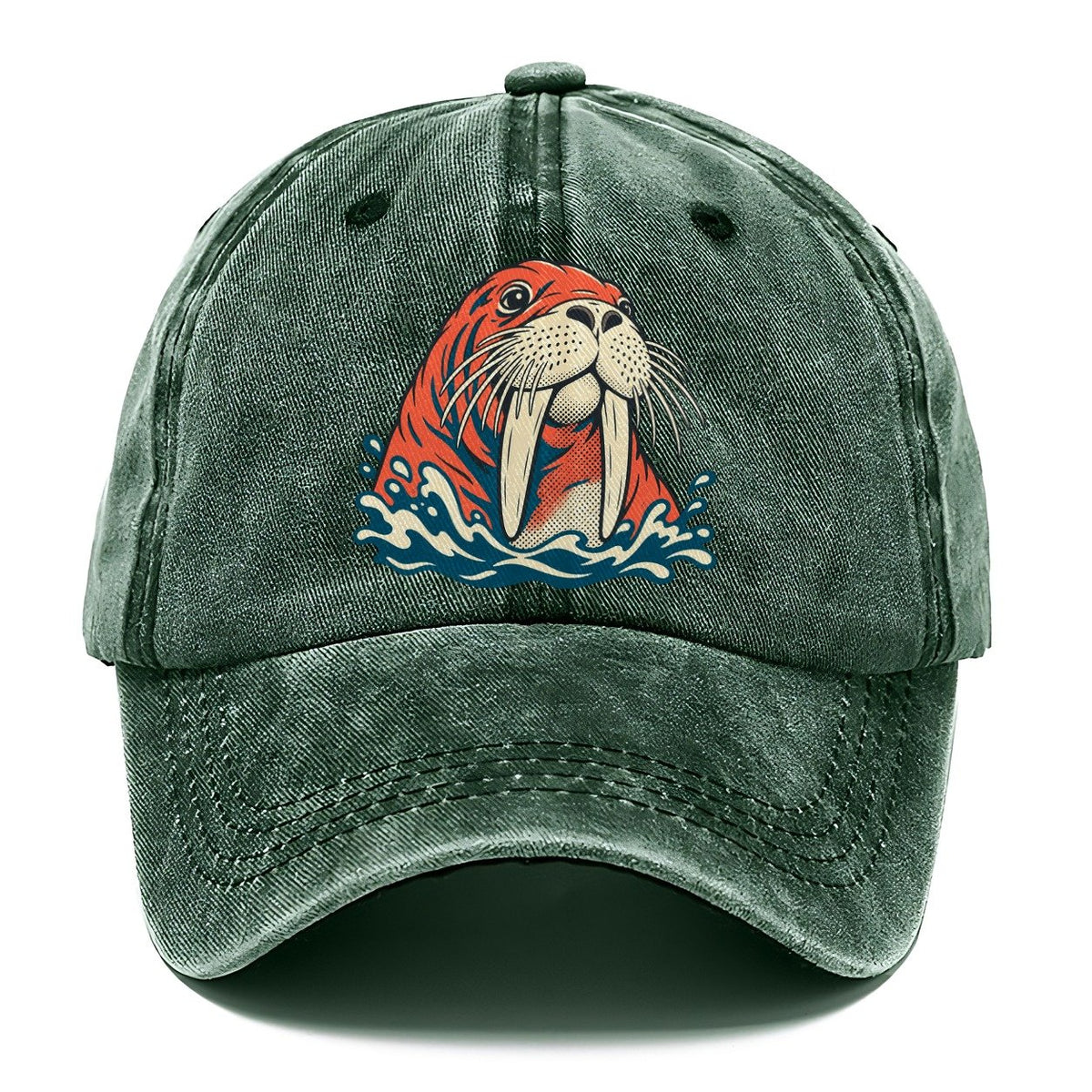 Walrus Whisker Wave Classic Cap – Forest Mist