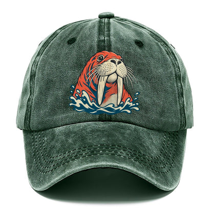Walrus Whisker Wave Classic Cap – Forest Mist