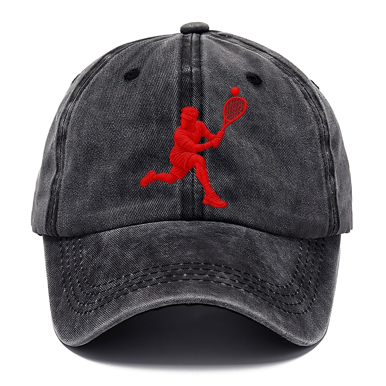 Squash Deep Backhand Lunge Micro Motion Mark Classic Cap – Graphite