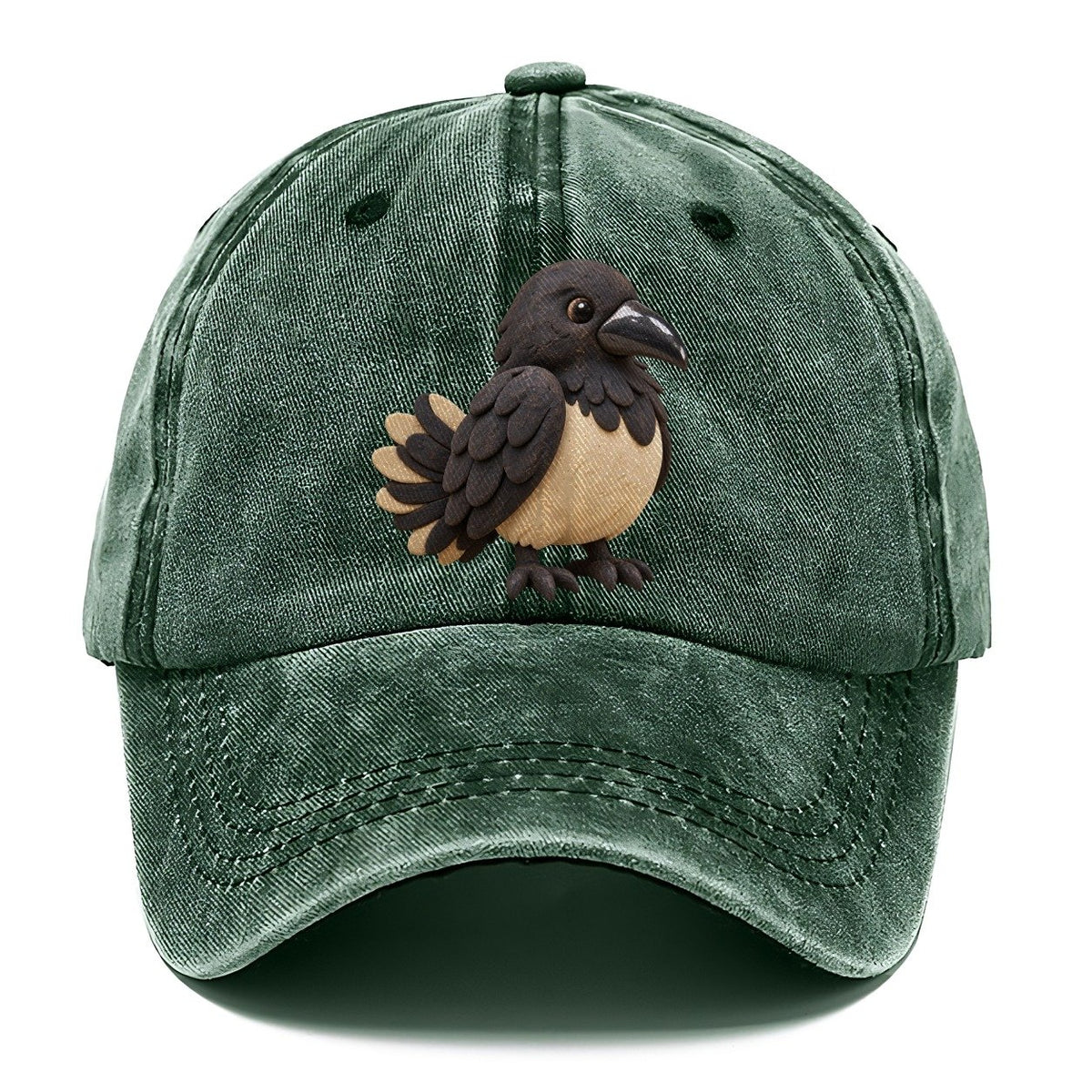 Raven Feather Tuck Classic Cap – Forest Mist