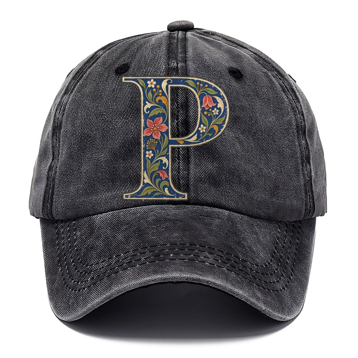 Wildflower P Monogram Classic Cap – Graphite