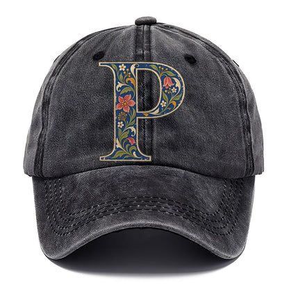 Wildflower P Monogram Classic Cap – Graphite