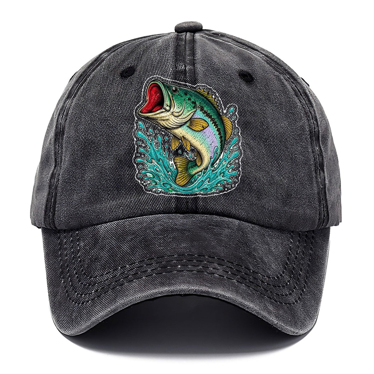 Fish Splash Classic Cap – Graphite