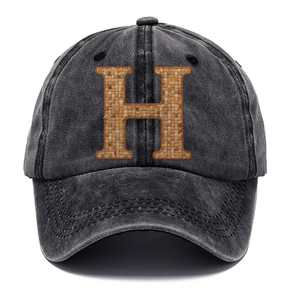 Woven Tweed H Monogram Classic Cap – Graphite