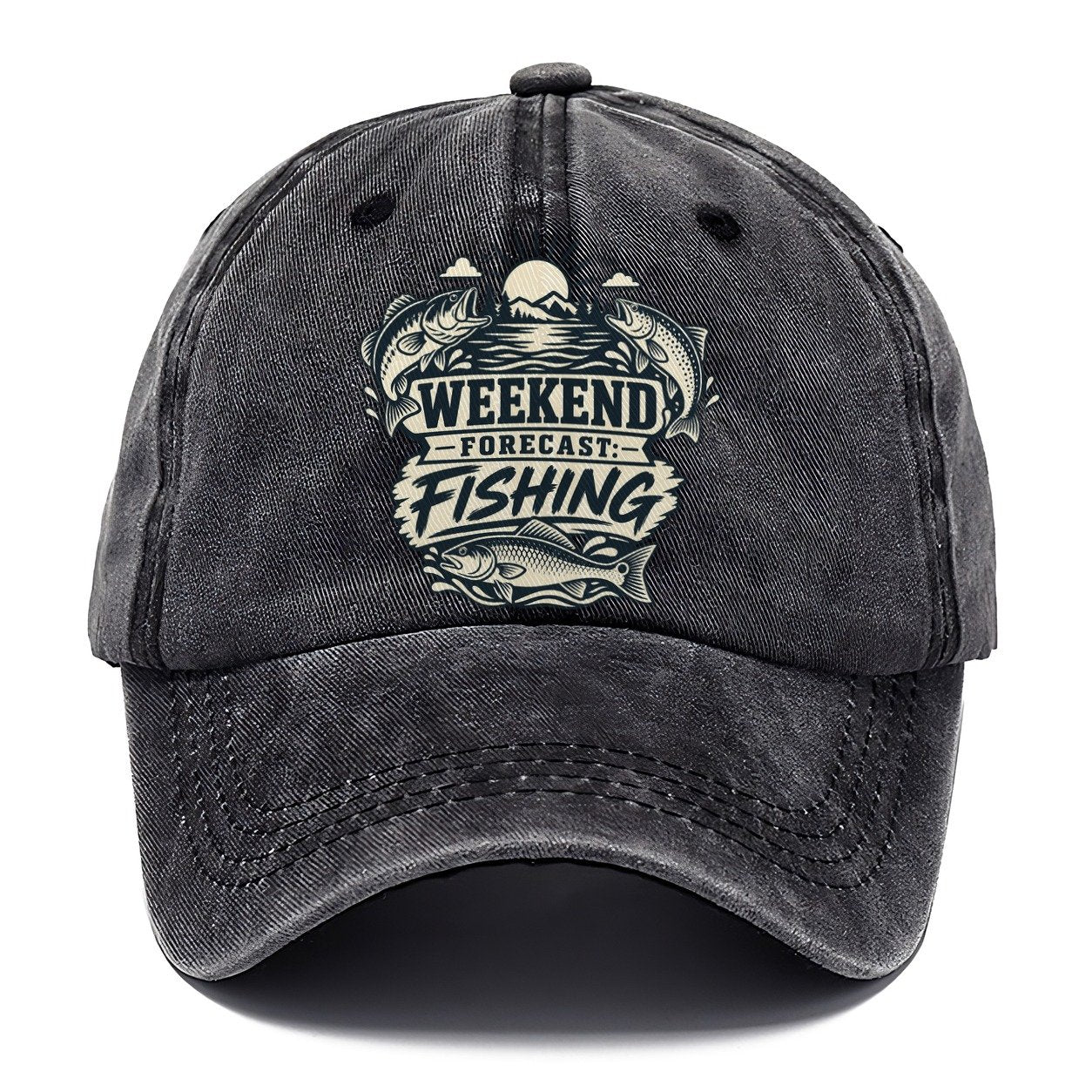 Weekend Forecast Fishing Fishing Elegant Classic Cap – Graphite