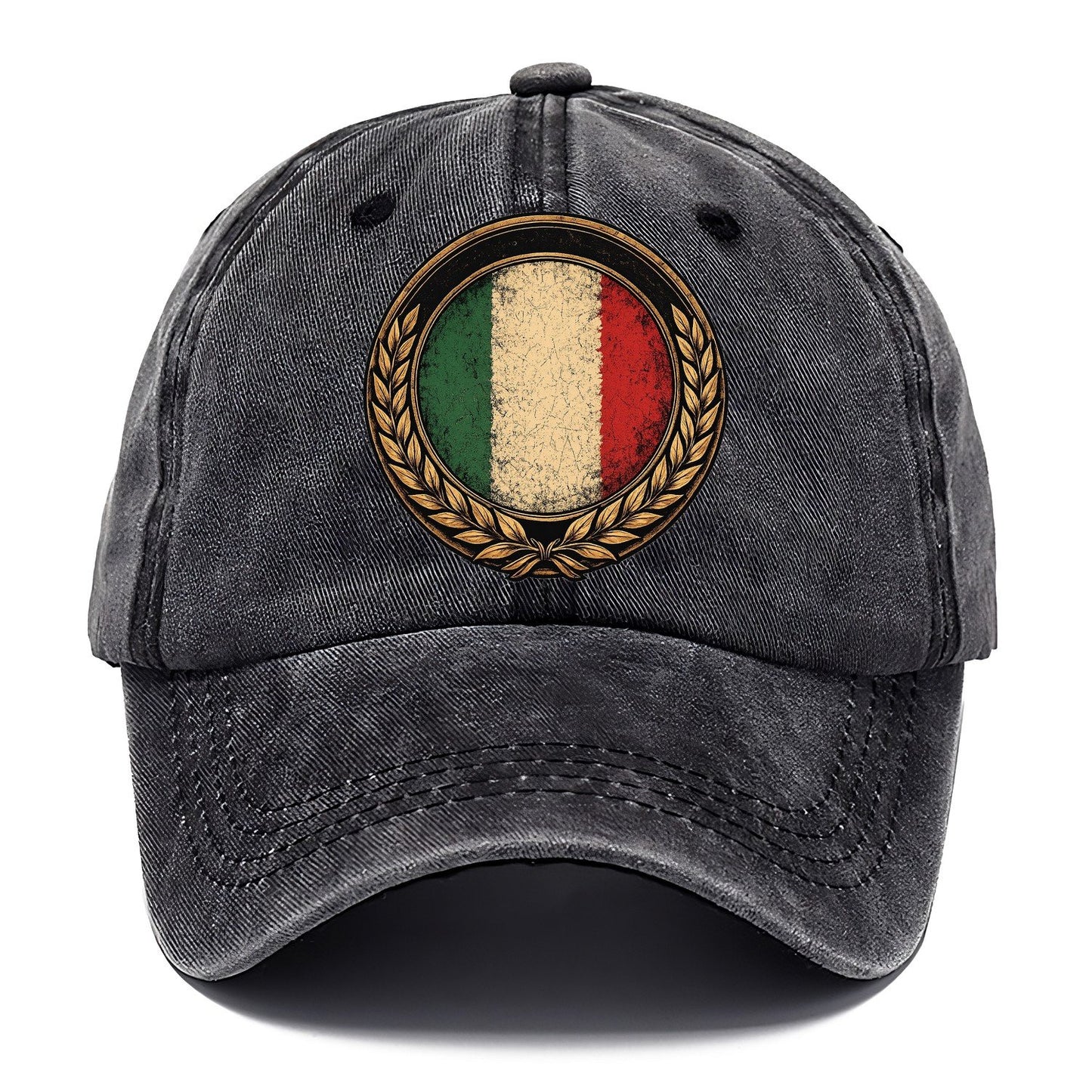Italian Crest Classic Cap – Graphite