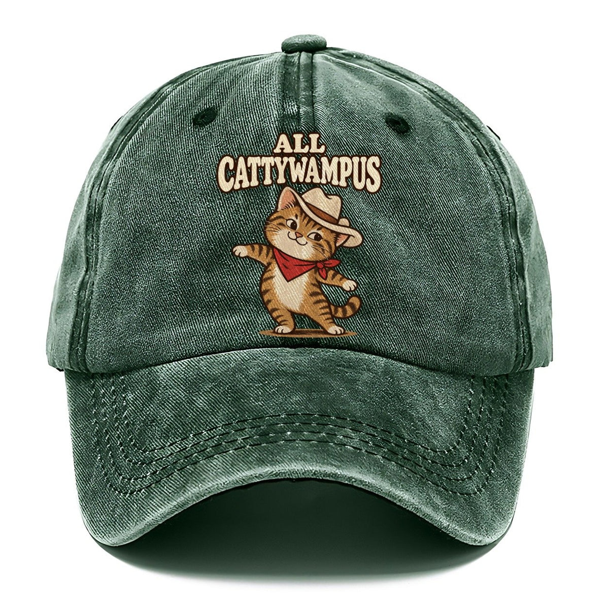 All Cattywampus Well I Declare Classic Cap – Forest Mist