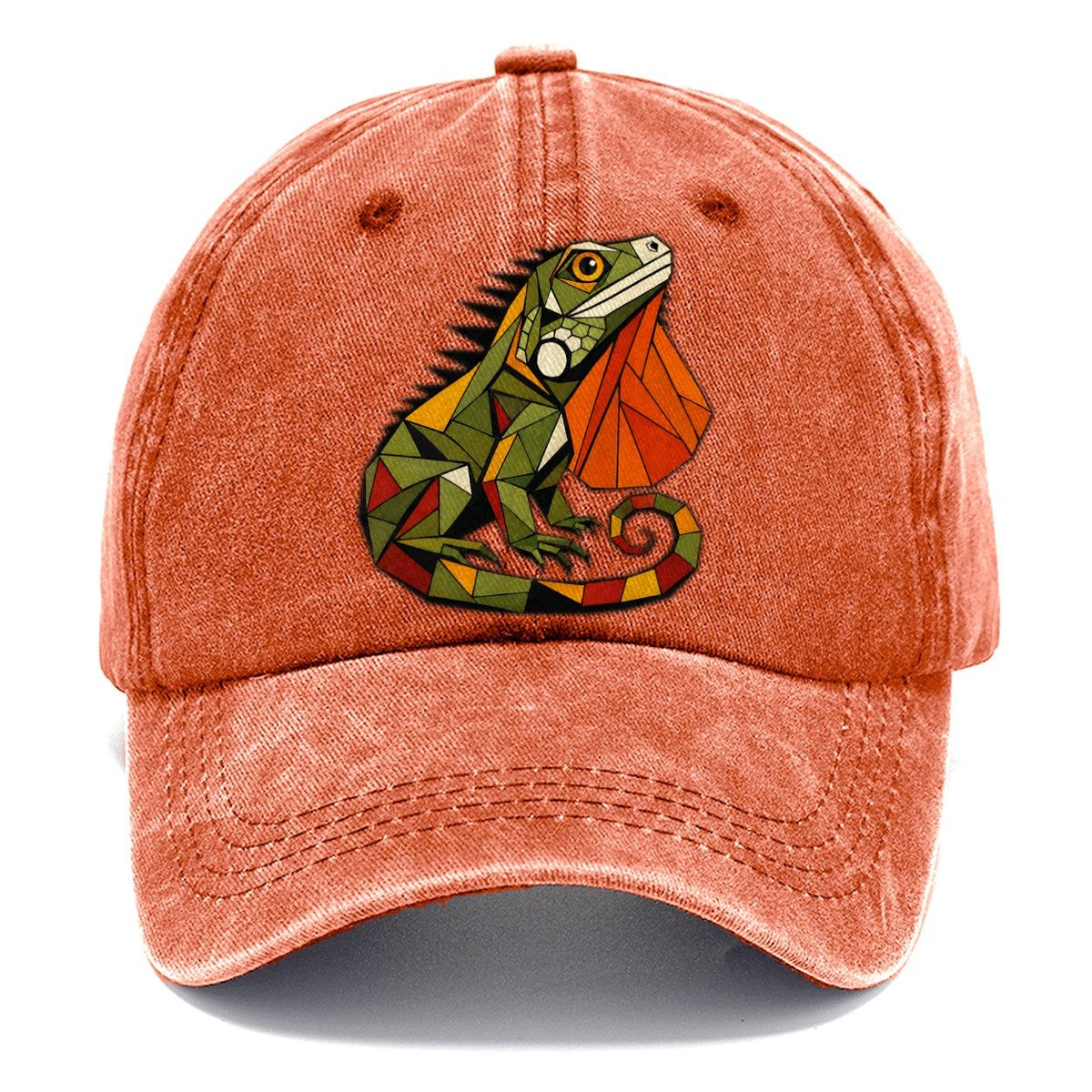 Iguana Sunbathing Profile Classic Cap – Terracotta Clay