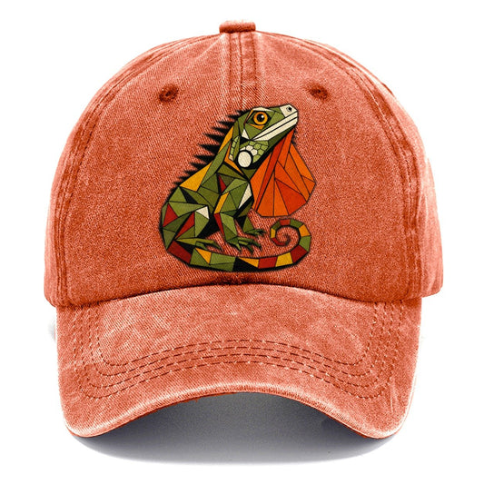 Iguana Sunbathing Profile Classic Cap – Terracotta Clay