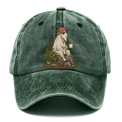 Goat Summit Coffee Slow Camp Club Classic Cap – Forest Mist