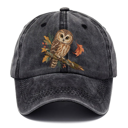 Owl Falling Leaf Gentle Wild Classic Cap – Graphite