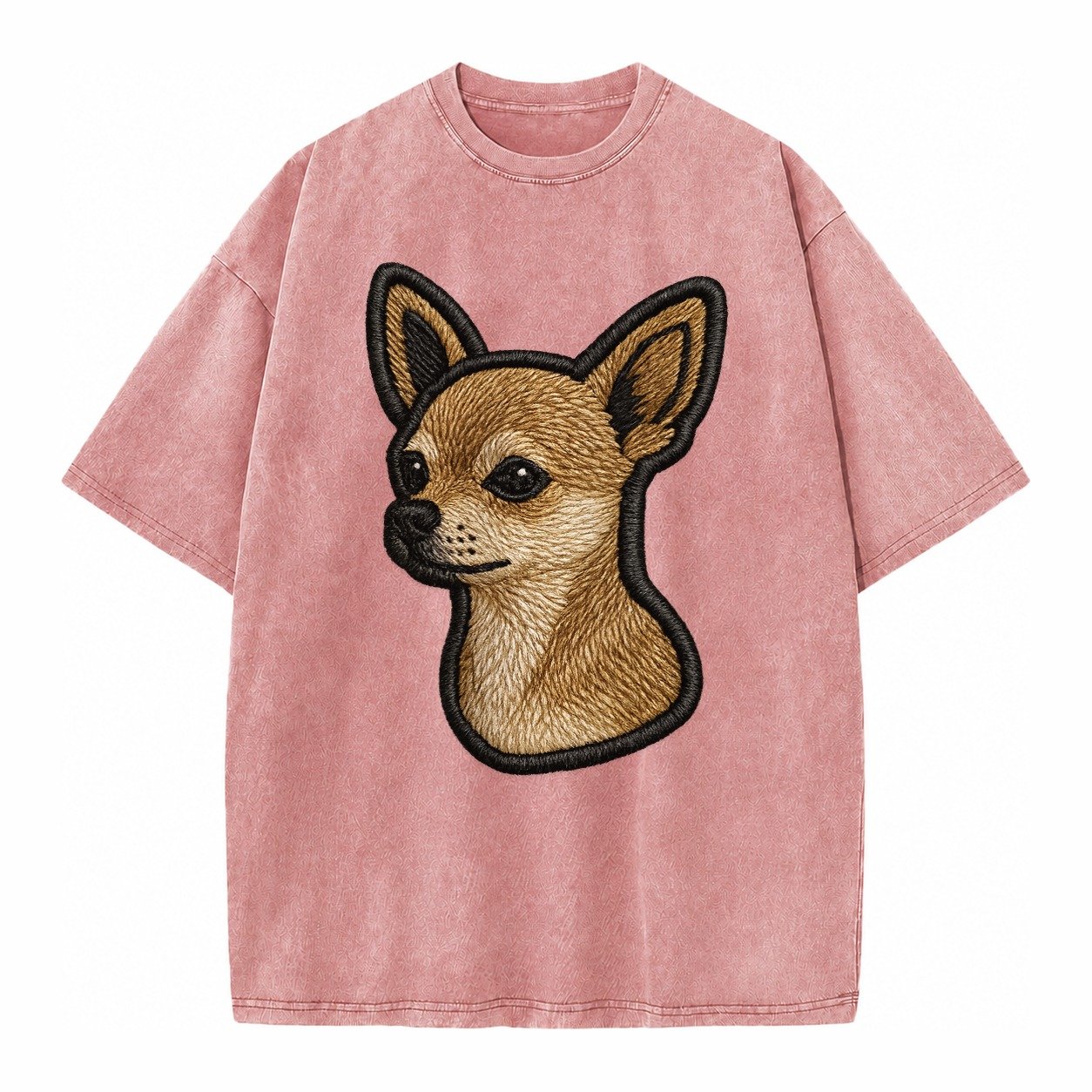 Chihuahua Logo Vintage T-shirt – Dusty Rose