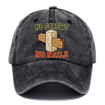 No Screws No Nails Woodworking Classic Cap – Graphite