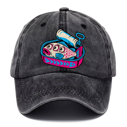 Three Eyed Sardine Tin Crazy Styles Classic Cap – Graphite