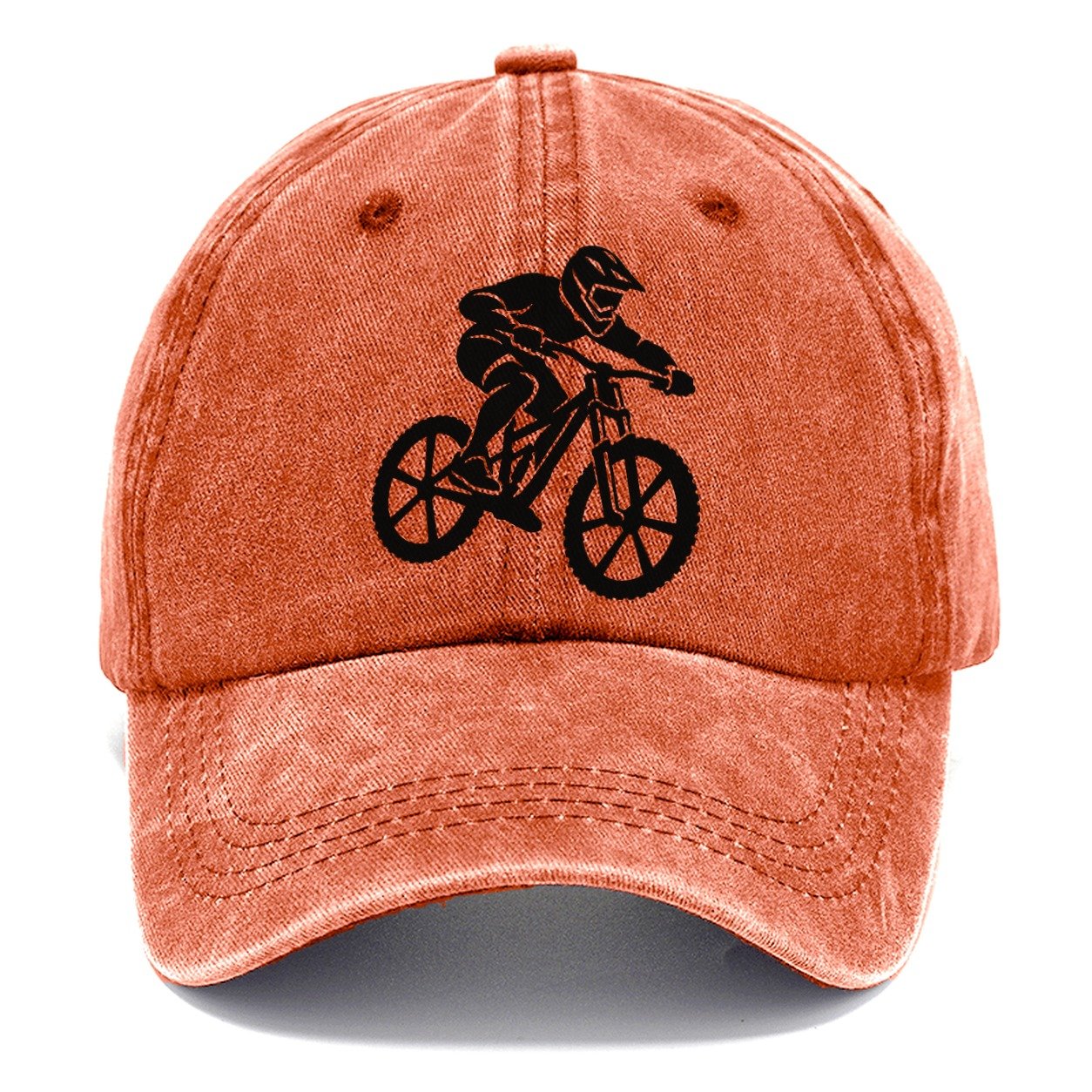 Downhill Trail Rider Cycling Life Classic Cap – Terracotta Clay