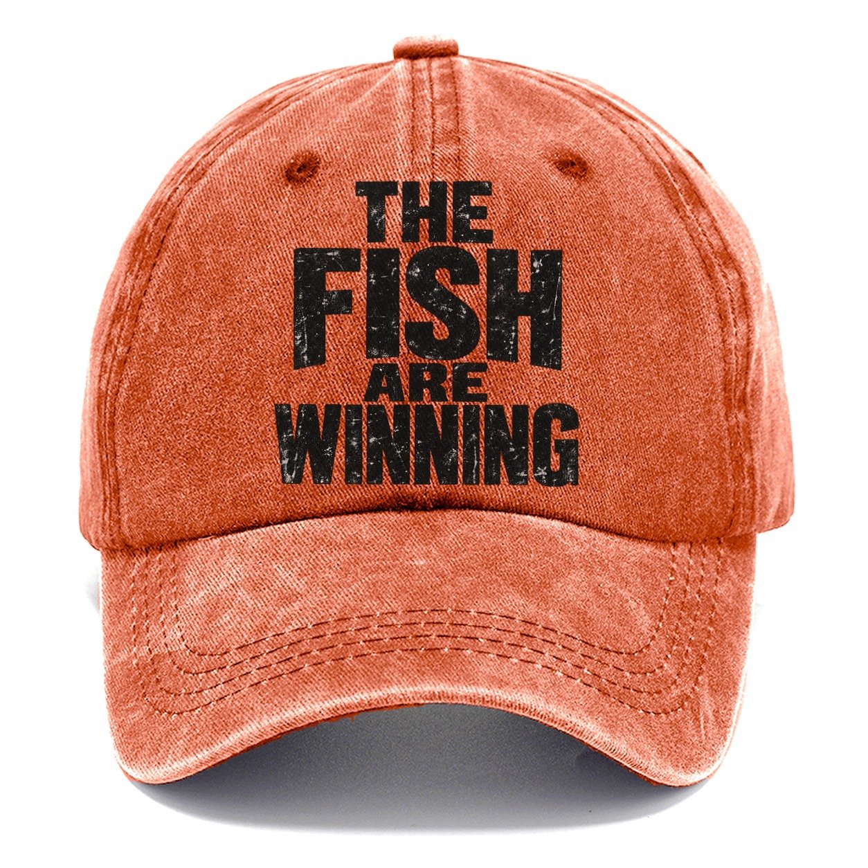The Fish Are Winning Fishing Club Classic Cap – Terracotta Clay