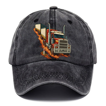 Generic Road Train And Red Dust Marker Australia Cultural Icons Classic Cap – Graphite