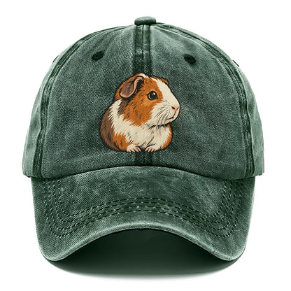 Guinea Pig Whisker Look Small Pet Logos Classic Cap – Forest Mist