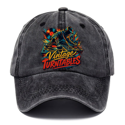 Vintage Turntables Music Instruments Classic Cap – Graphite