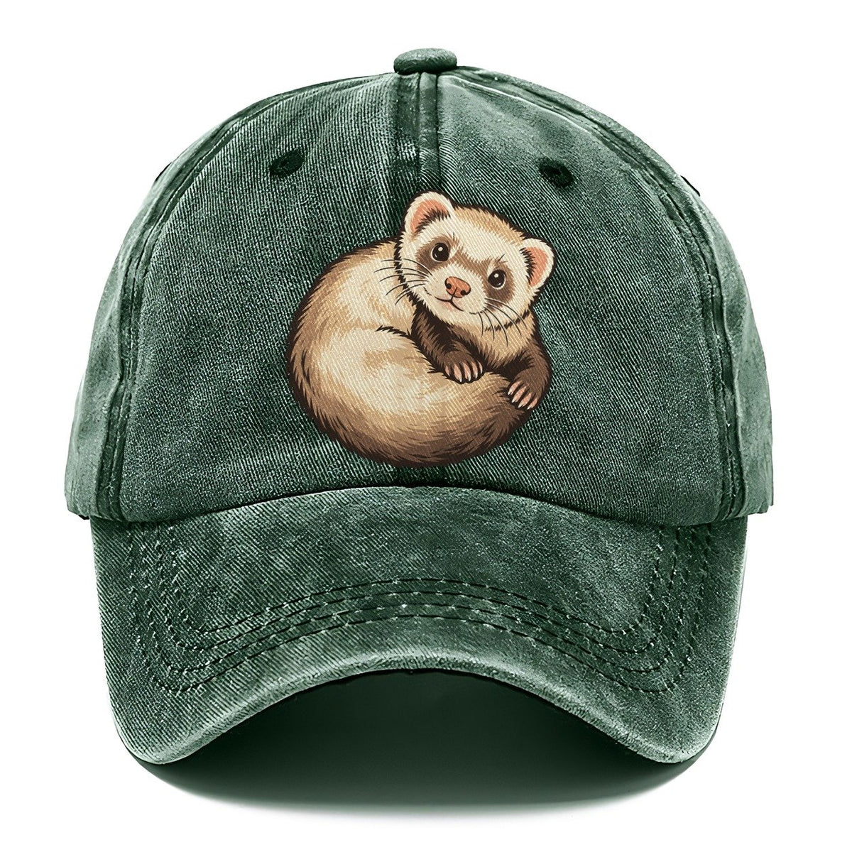Ferret Loop Small Pet Logos Classic Cap – Forest Mist
