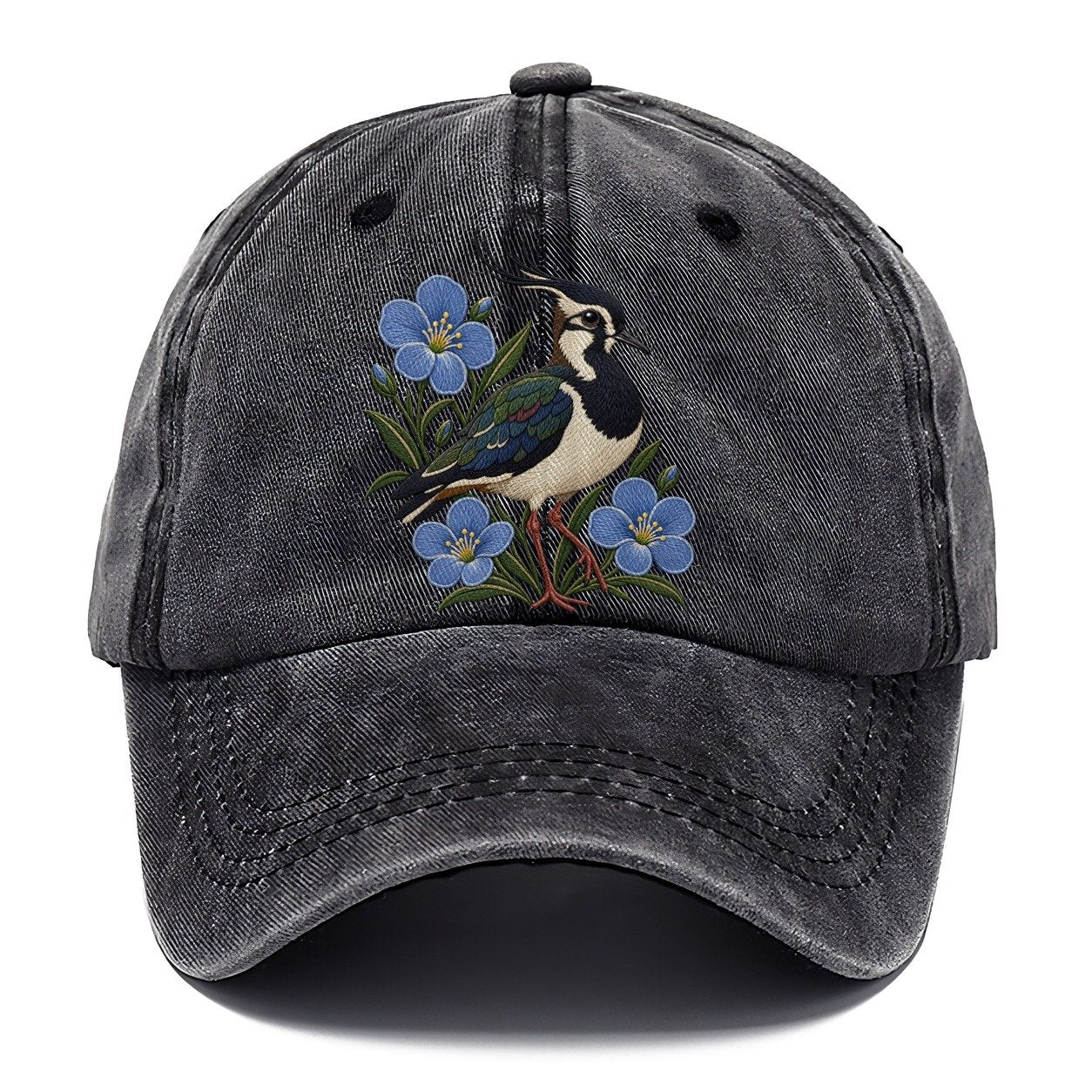 Northern Irish Flax And Lapwing Uk Culture Heritage Classic Cap – Graphite