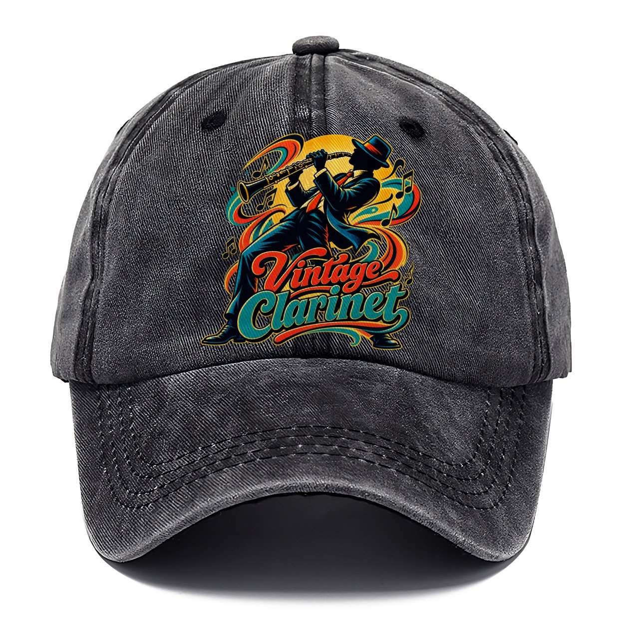 Vintage Clarinet Music Instruments Classic Cap – Graphite