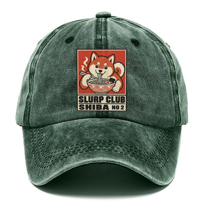 Shiba Miso Slurp Club Classic Cap – Forest Mist