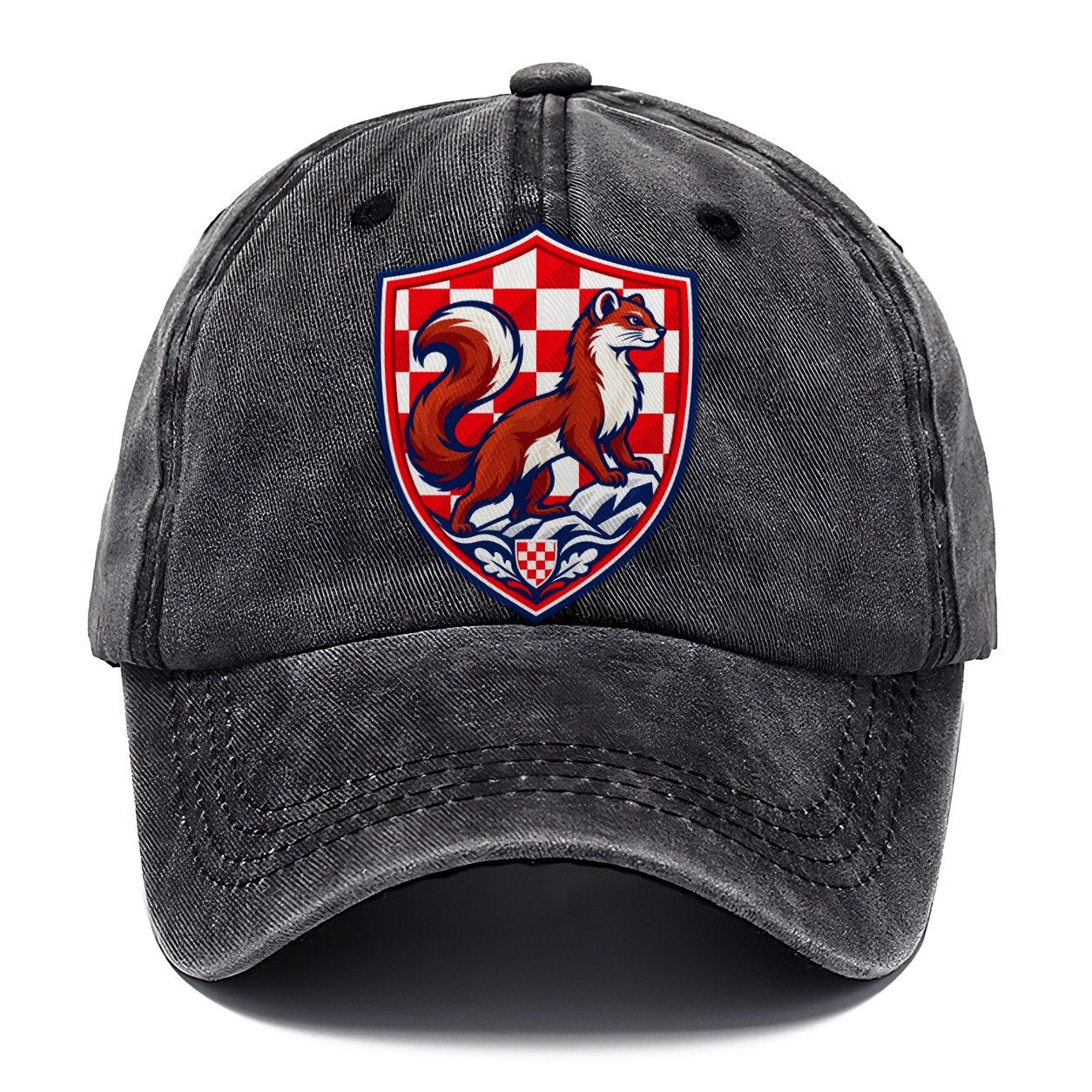 Croatia Minimal Emblem Country Logos Classic Cap – Graphite