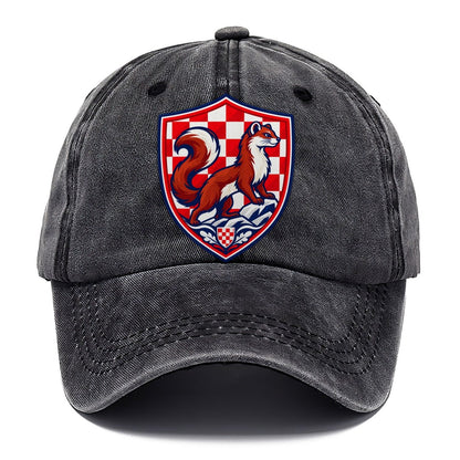 Croatia Minimal Emblem Country Logos Classic Cap – Graphite