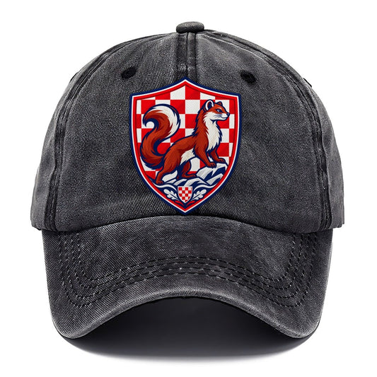 Croatia Minimal Emblem Country Logos Classic Cap – Graphite