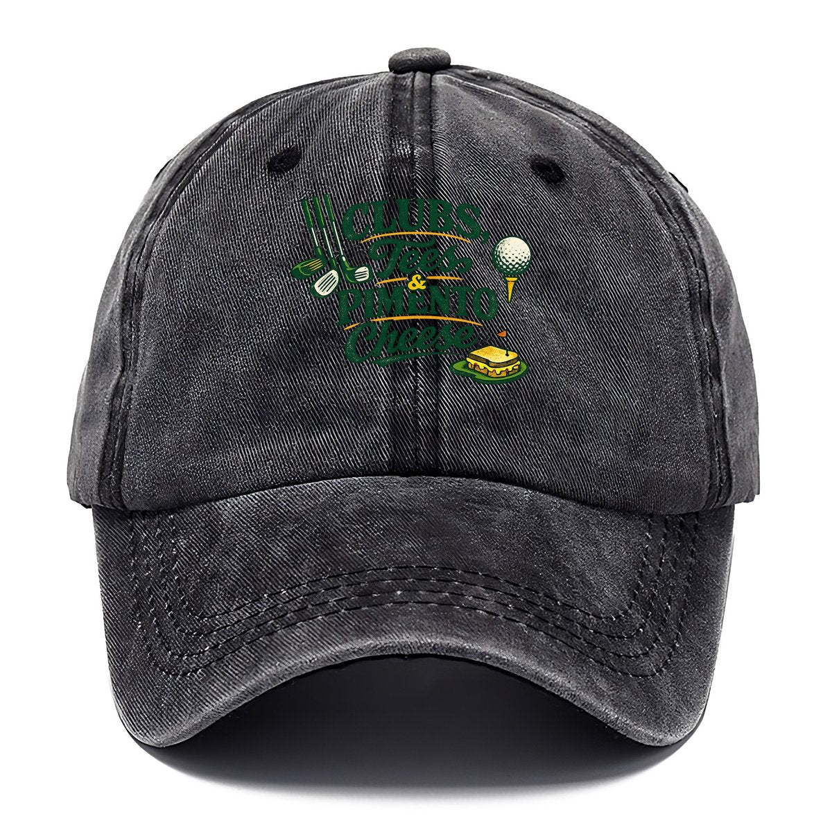Clubs Tees Pimento Cheese Classic Cap – Graphite