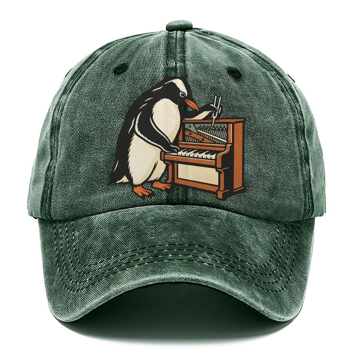 Penguin Piano Tuner Sundown Familiars Classic Cap – Forest Mist