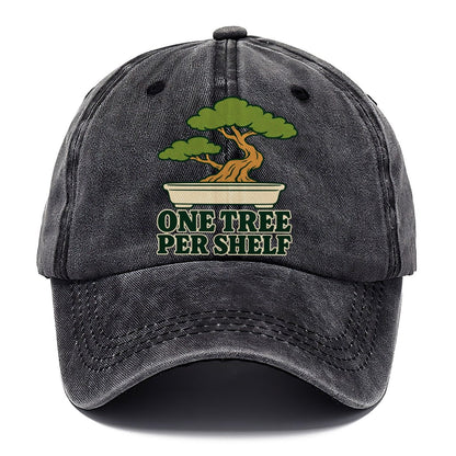 One Tree Per Shelf Bonsai Classic Cap – Graphite