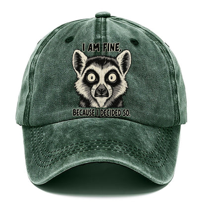 I Am Fine Feral Logic Classic Cap – Forest Mist