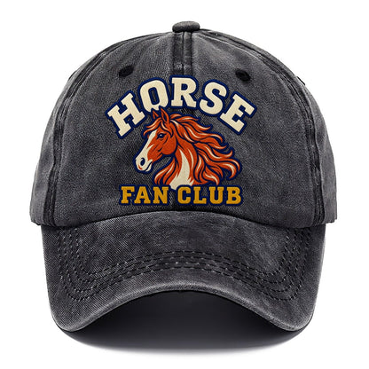 Horse Fan Club Classic Cap – Graphite