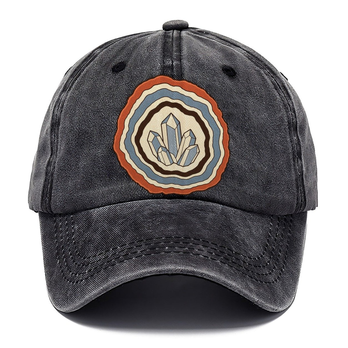 Agate Cross Section Rocks And Minerals Classic Cap – Graphite
