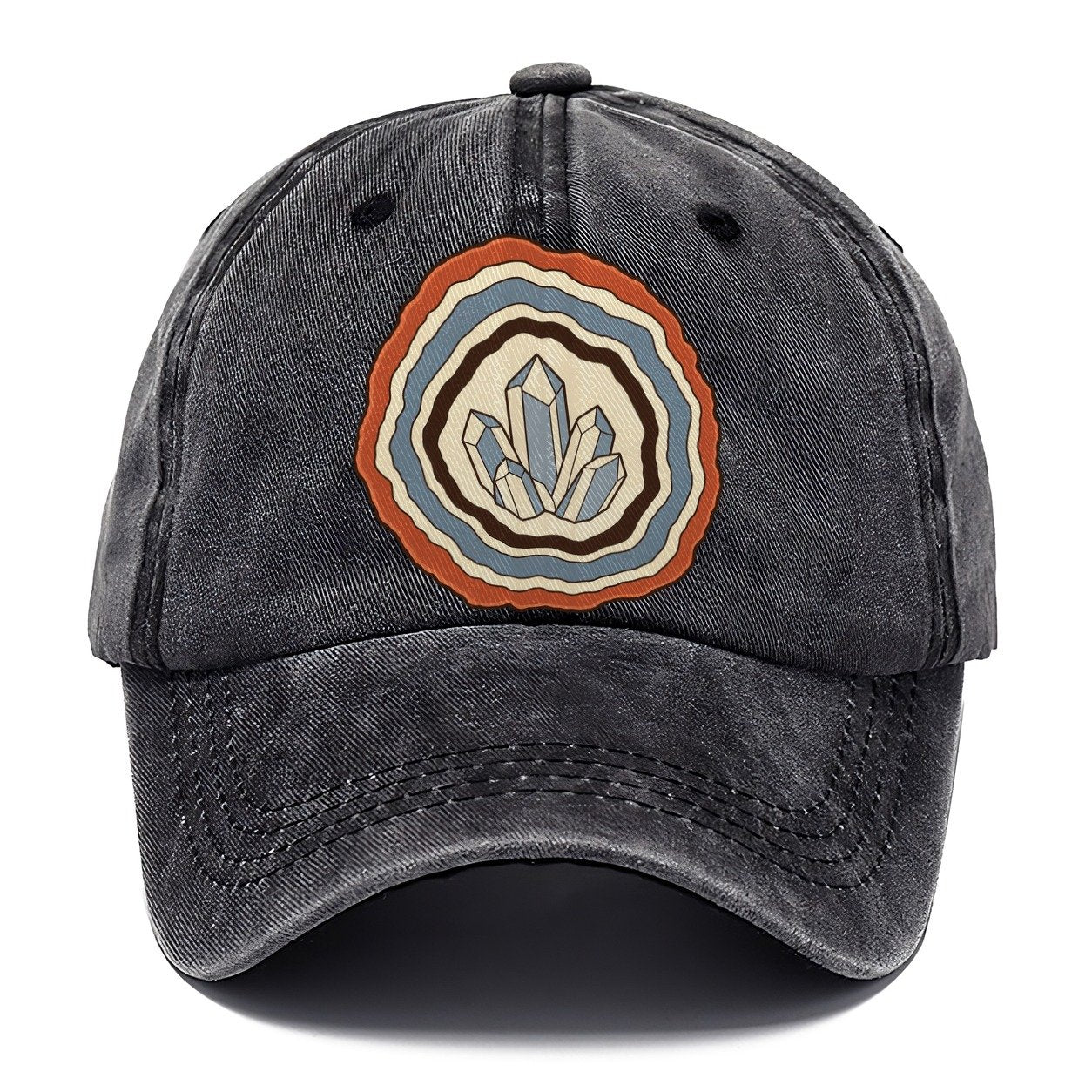 Agate Cross Section Rocks And Minerals Classic Cap – Graphite