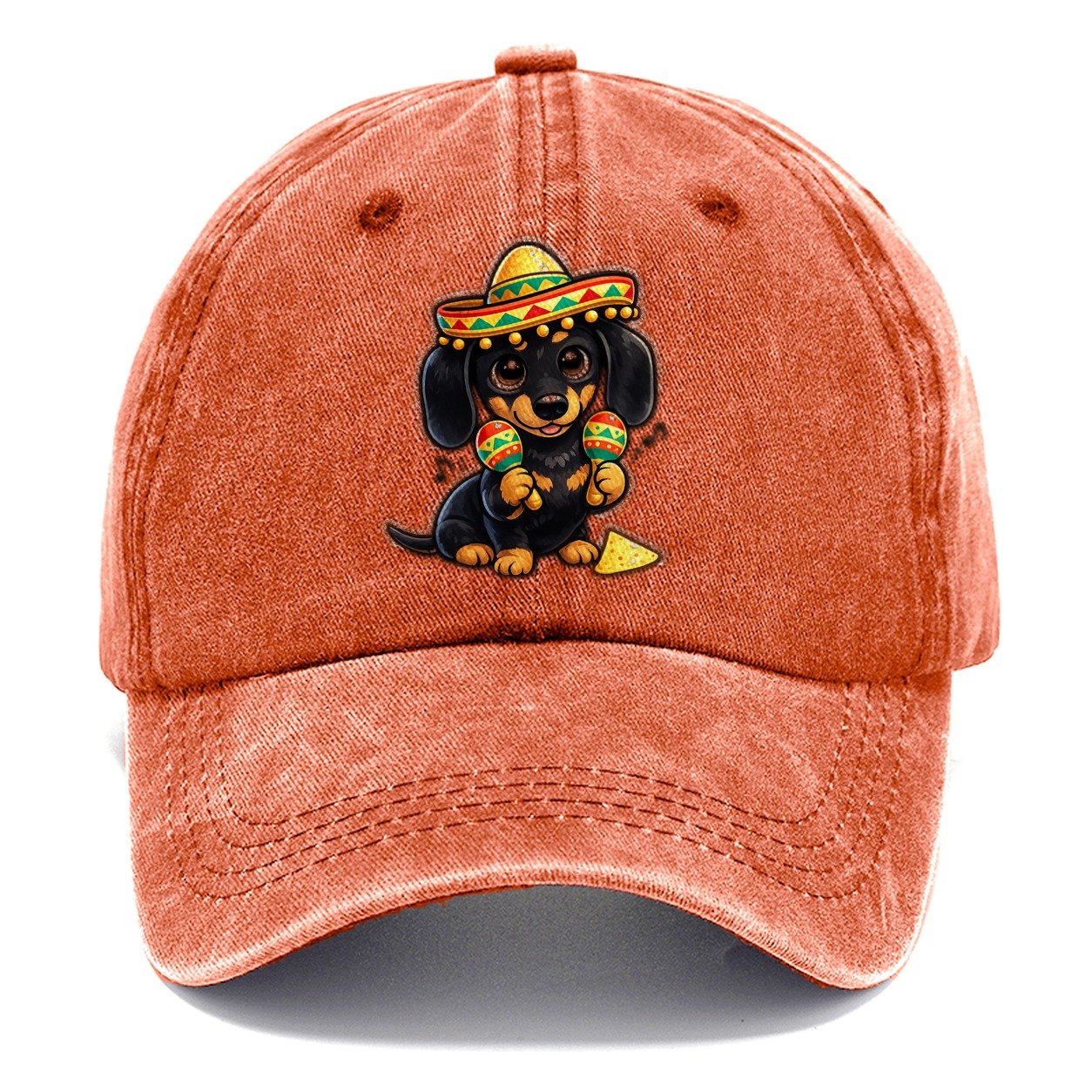 Dachshund Cinco De Mayo Fiesta Classic Cap – Terracotta Clay