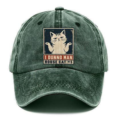 I Dunno Man Neko Says No Classic Cap – Forest Mist