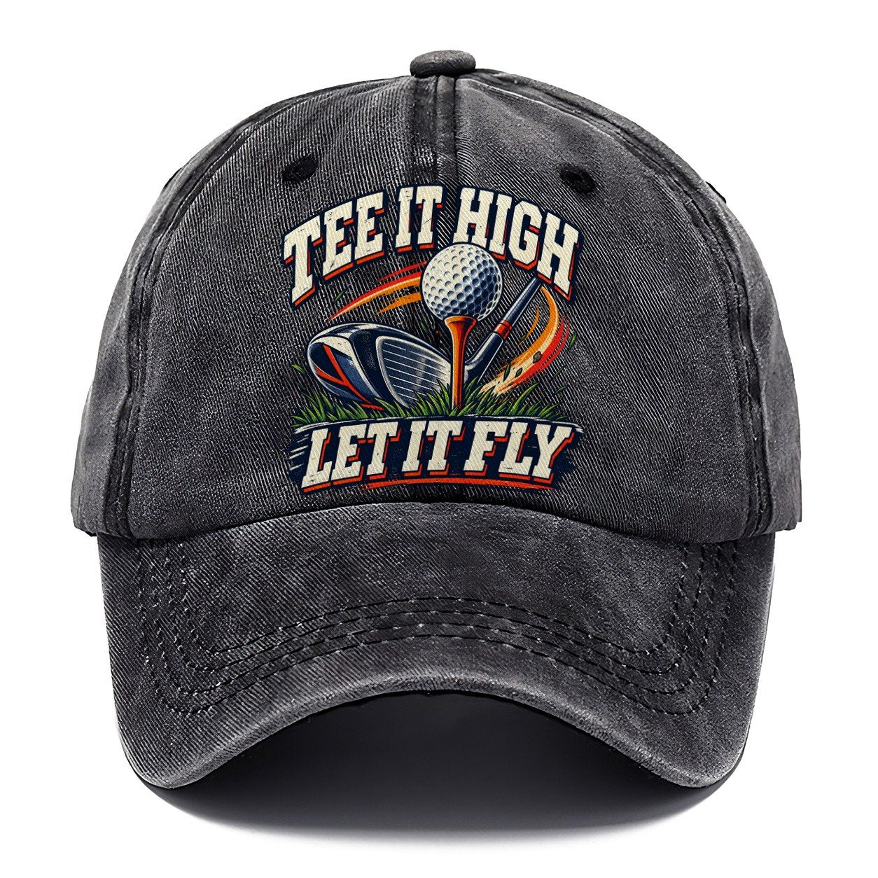 Tee It High Let It Fly Golf Life Classic Cap – Graphite