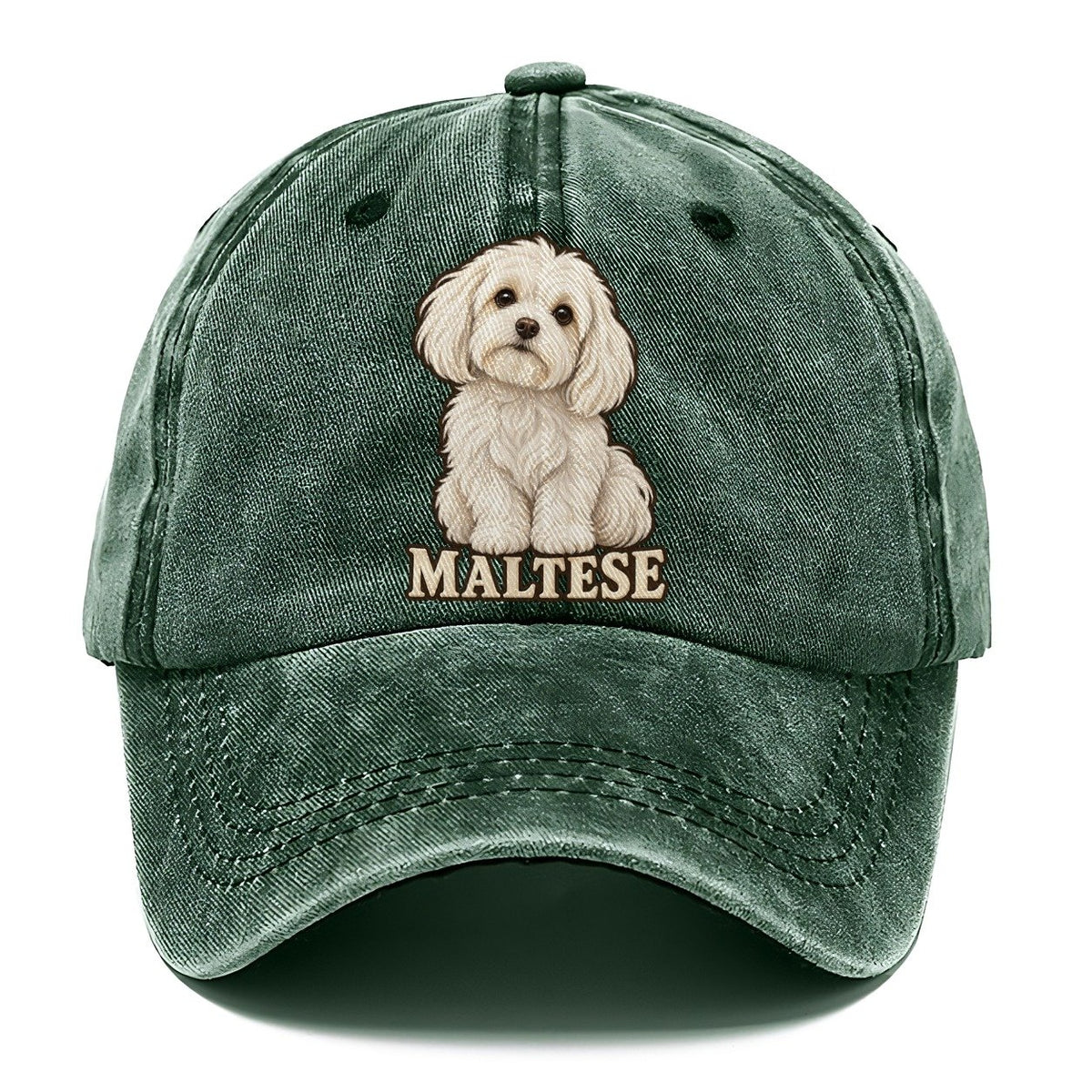 Maltese Name Line Fan Favorites Classic Cap – Forest Mist