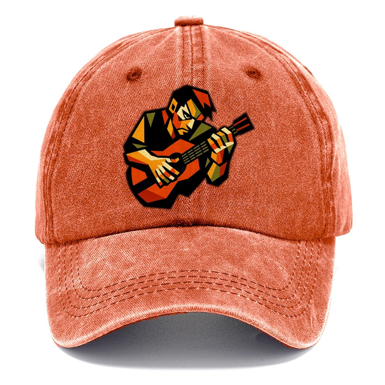 Guitar Lover Guitarist Classic Cap – Terracotta Clay